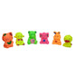 Pikku Toys Chu Chu Toys For Baby Squeezy Toys For Kids 6 Pcs Baby Bath Animal Set, Muilticolour