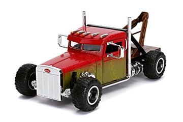 Fast & Furious Presents: Hobbs & Shaw Hobbs ' 1:24 Custom Peterbilt Truck Die-cast Car, Toys for Kids and Adults