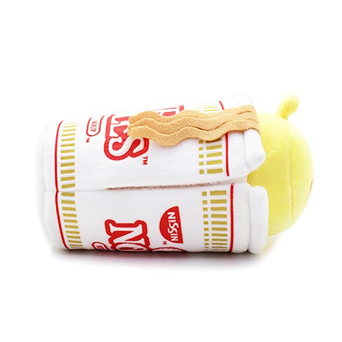 Anirollz Stuffed Animal Plush Toy - Official Nissin Cup Noodle Roll Blanket Outfitz Doll |Soft, Squishy, Warm, Cute, Comfort, Safe| Pillow With Chicken - Birthday Decorations Gift 6' Chickiroll