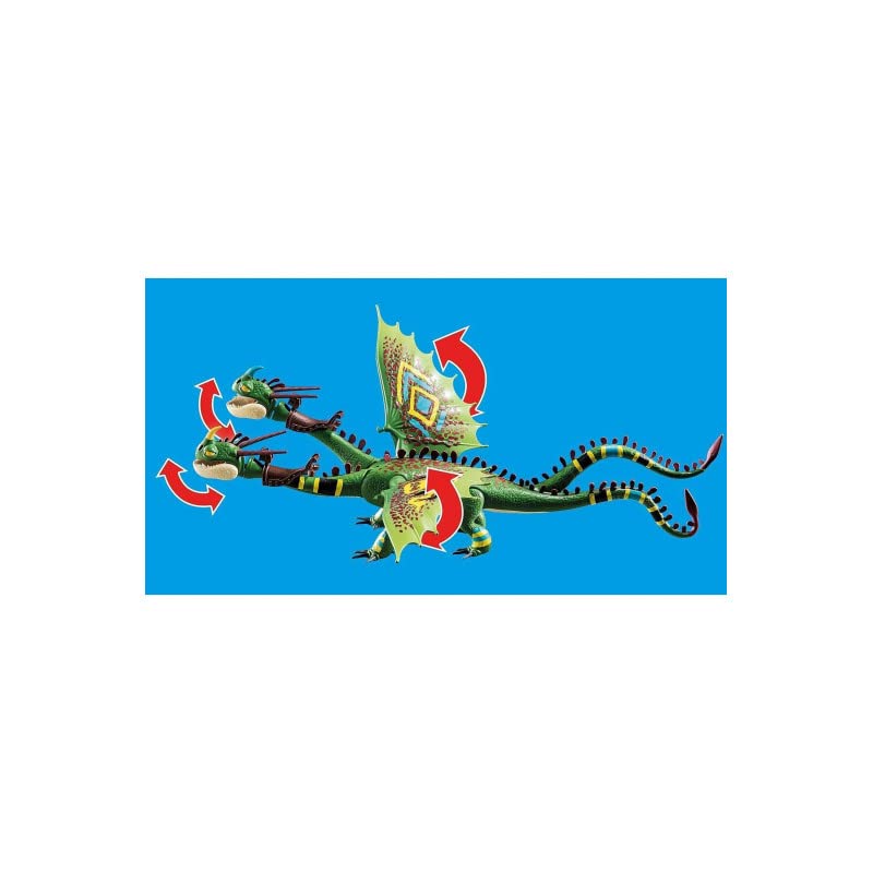 Playmobil Dragon Racing: Ruffnut And Tuffnut With Barf And Belch