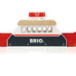 Brio World 33569 - Ferry Ship - 3 Piece Wooden Toy Train Set For Kids | Interactive Light And Sound Features | Compatible With All Brio Train Tracks | Ideal For Ages 3 And Up