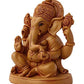 SN Handicrafts Polyresin Siddh Ganesh Idol, Standard size, Multicolour