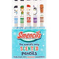 Holiday Smencils - Hb #2 Patented Gourmet Scented Fun Pencils, 5 Count - Stocking Stuffer, Gifts For Kids, School Supplies, Party Favors, Classroom Rewards