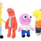 4Pc Smiling Friends Plush Season 2 Plushies - Stuffed Animal Pillows Toy Figures Gift For Tv Movie Fans Enthusiasts,Partners,Chi