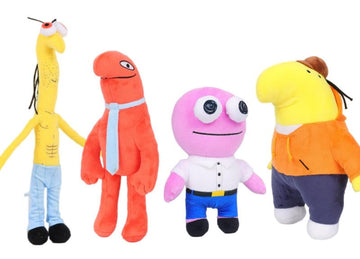 4Pc Smiling Friends Plush Season 2 Plushies - Stuffed Animal Pillows Toy Figures Gift For Tv Movie Fans Enthusiasts,Partners,Chi