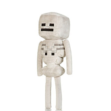 Jinx Minecraft Skeleton Plush Stuffed Toy (White, 12'' Tall)