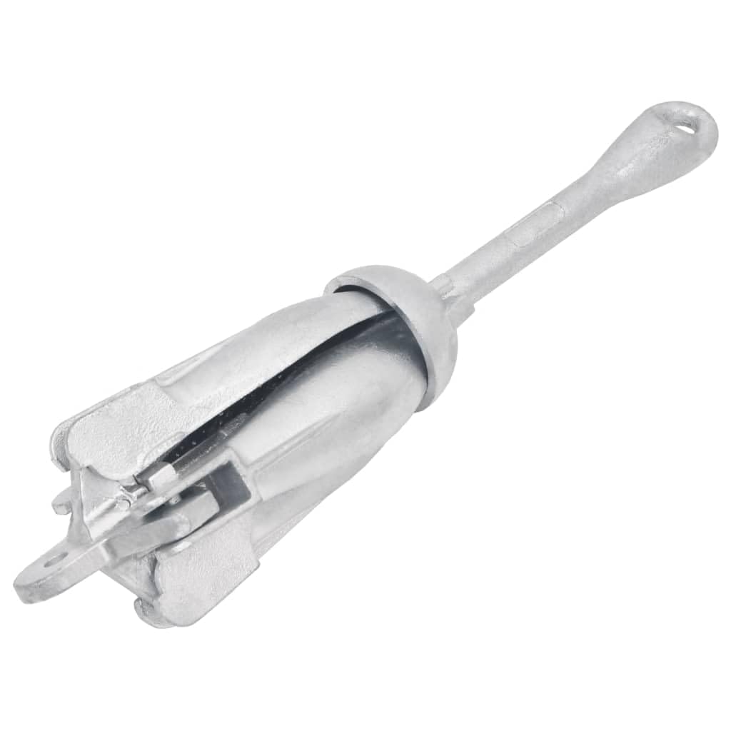 vidaXL Folding Boat Anchor - Portable, Compact, Robust Grapnel Design, Made of Durable Malleable Iron - Suitables for Sailboats,