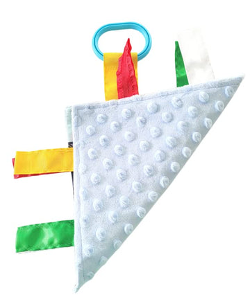 Baby Jack & Co 8X8' Learning Lovey - Crinkle Toys For Babies - Soft & Safe - Learn Usa State Facts - Ideal Toy Bpa Free W/Stroll