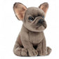 Living Nature French Bulldog Puppy Plush Stuffed Animal - Soft Blue Toy for Kids, 6 inches, Model AN437
