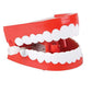 The Dreidel Company Wind Up Teeth Chomping & Chattering Teeth Toys For Kids Birthday Party Favors, Novelty And Gag Gifts, 2.5''