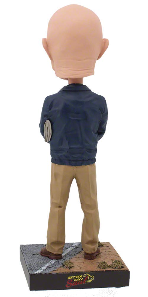 Royal Bobbles Better Call Saul Mike Ehrmantraut Bobblehead Statue, 8" Multicolor Resin Collectible, Model 48573