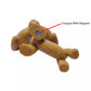 Litaofa Mini Rare Pet #139 Brown Dachshund Dog Green Eyes Freckles Puppy Action Figures Toys