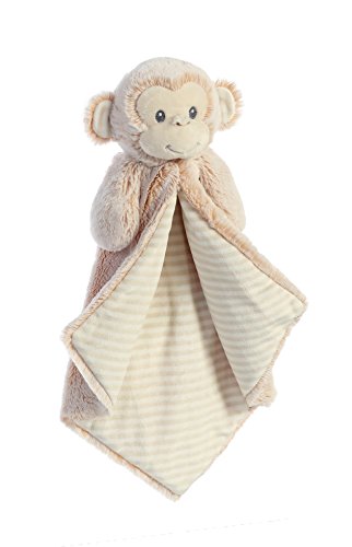 Ebba Aurora® Snuggly Cuddlers Luvster™ Marlow Monkey Baby Stuffed Animal - Comforting Companion - Security And Sleep Aid - Brown 16 Inches