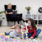 Plus Plus Big - Open Play Set - 100 Piece - Pastel Color Mix, Construction Building Stem/Steam Toy, Interlocking Large Puzzle Blocks For Toddlers And Preschool