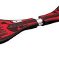 Kids Red Black Wave Board Skate Scooter With Pu Wheels Non-Slip Deck And Lightweight Balance Ride-On For Boys Girls