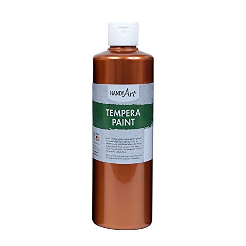 Rock Paint & Handy Art RPC231164-3 16 oz Metallic Copper Tempera Paint - 3 Each