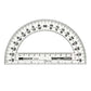 Eai Education 6'' Shatterproof Protractor: Clear - Set Of 10