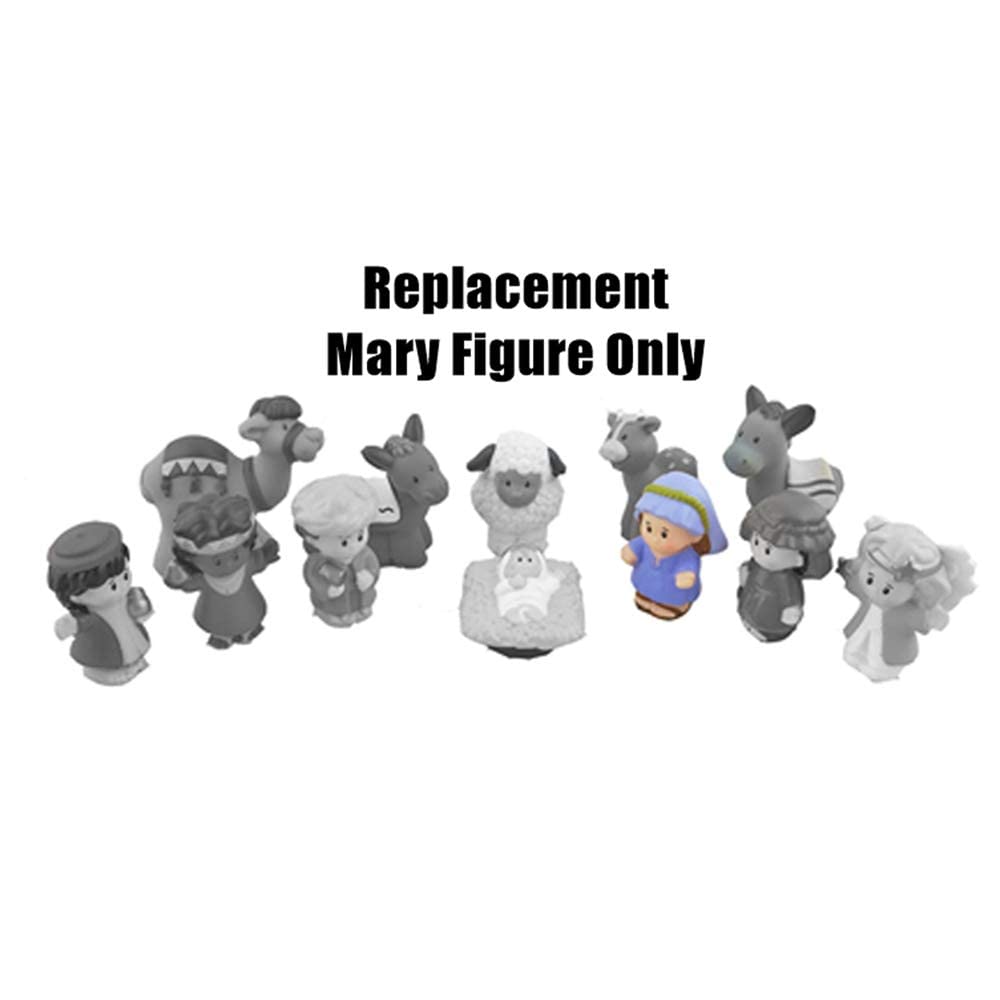 Replacement Part For Fisher Price Little People Nativity Playset- J2404 ~ Nativity Bible Story ~ Replacement Mother Mary Figure