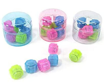 [Random] Korean Traditional Play Game 8Pcs Gonggi Jack Stone Pebbles Set W/Round Case (3 Sets)