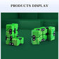 Liangcuber Qy Toys Infinity Cube Fidget Toy,Hand Killing Time Transform Cubes Best For Stress And Anxiety Relief (Emerald Green)
