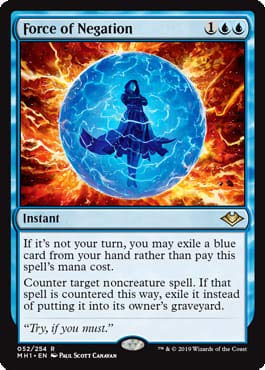 Magic: The Gathering - Force Of Negation - Modern Horizons