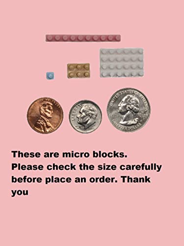 Auhora Mini Building Blocks, Micro Blocks, White Puppy 6049, 2139 Pieces, Best Gifts For 15 Years Old And Up, For Adults