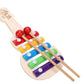 Shamsi Arts Wooden Music Xylophone Guitar Shape Musicaly Toy With 5 Notes For Kids Best Gift Item | Multicolor 1Ps