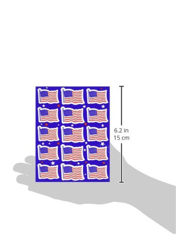Beistle U S Flag Stickers
