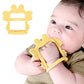 Petinube Anti-Dropping Silicone Baby Wrist Teether Soothing Pacifier For Infants 3+ Months Babies, Pack Of 1, Made In Korea (Crab-Elfin Yellow)