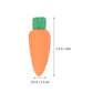 Realistic Carrot Shaped Erasers Set: 30 Pieces of Vegetable Rubber Erasers for Kids, Ideal for Fun Classroom and Party Favors