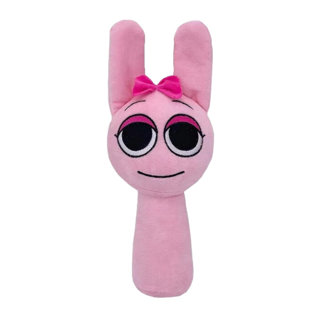 TechMax Solution Pink Bow Sprunki Plush Toys
