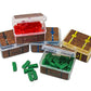 PRODUCT80 BitsBin Storage Cases for Ticket to Ride - 5 Vintage Style Suitcases, Multicolor, Compatible with Original & Europe Versions