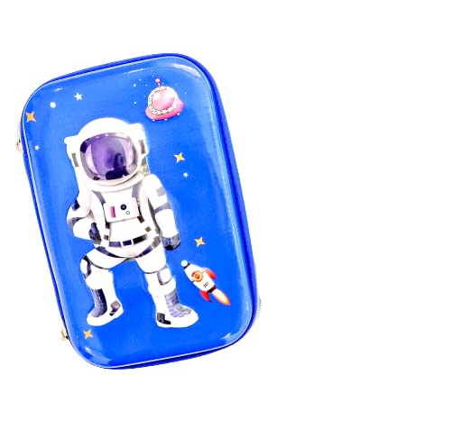 The Million Dollar Ace Space Astronaut Combo  Pack of 5/ Space Astronaut Pencil case Organiser with Space pens and Peppa Pencil