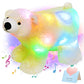 Glow Guards Musical Light up Polar Bear Stuffed Animal Singing Soft Plush Toy with LED Night Lights Nursery Songs Glow Bedtime P