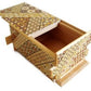Japanese Puzzle Boxes Yosegi Puzzle Box - 5 Sun, 10 Steps, Wooden Craftsmanship