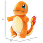 Pok  mon Charmander Select Velvet Plush - 8-Inch Charmander Plush with Unique Velvet Fabric and Authentic Details