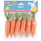 Jute Spring and Easter Fabric Carrots - 6 Pieces - 3 Inches Tall