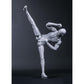 Souforce 1:12 Scale Male Figure Body 6In Flexible Grey Pocket Series Drawman Action Figure Doll Miniature Figure Collection