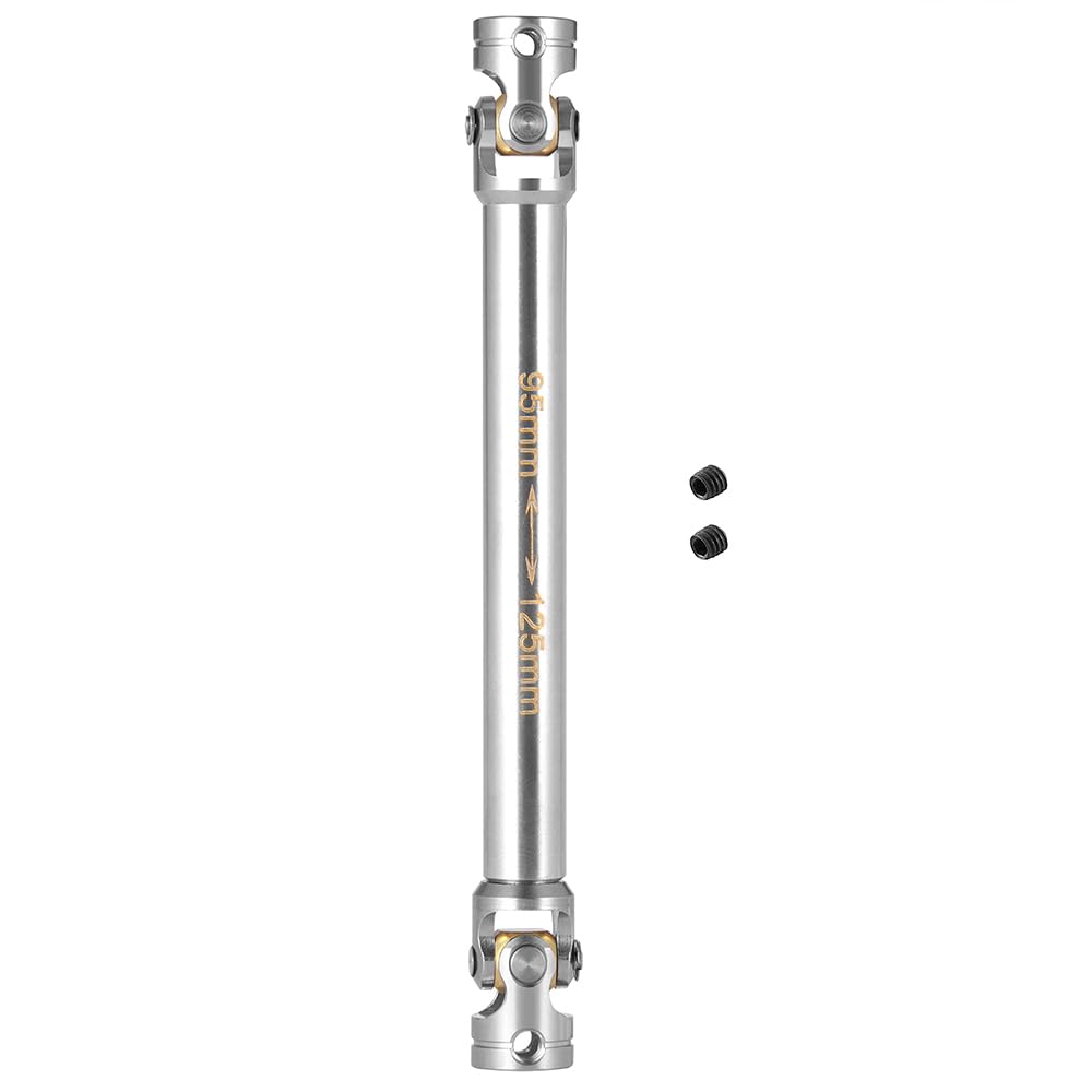RC-Hub 1Pcs RC Driveshafts Metal Drive Shaft 45-50/47-57/55-67/60-80mm for 1:14 Tamiya Trailer Tractor Truck RC Crawler Car (95m