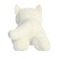 Aurora Adorable Flopsie Precious White Kitty Stuffed Animal - Playful Ease - Timeless Companions - White 12 Inches