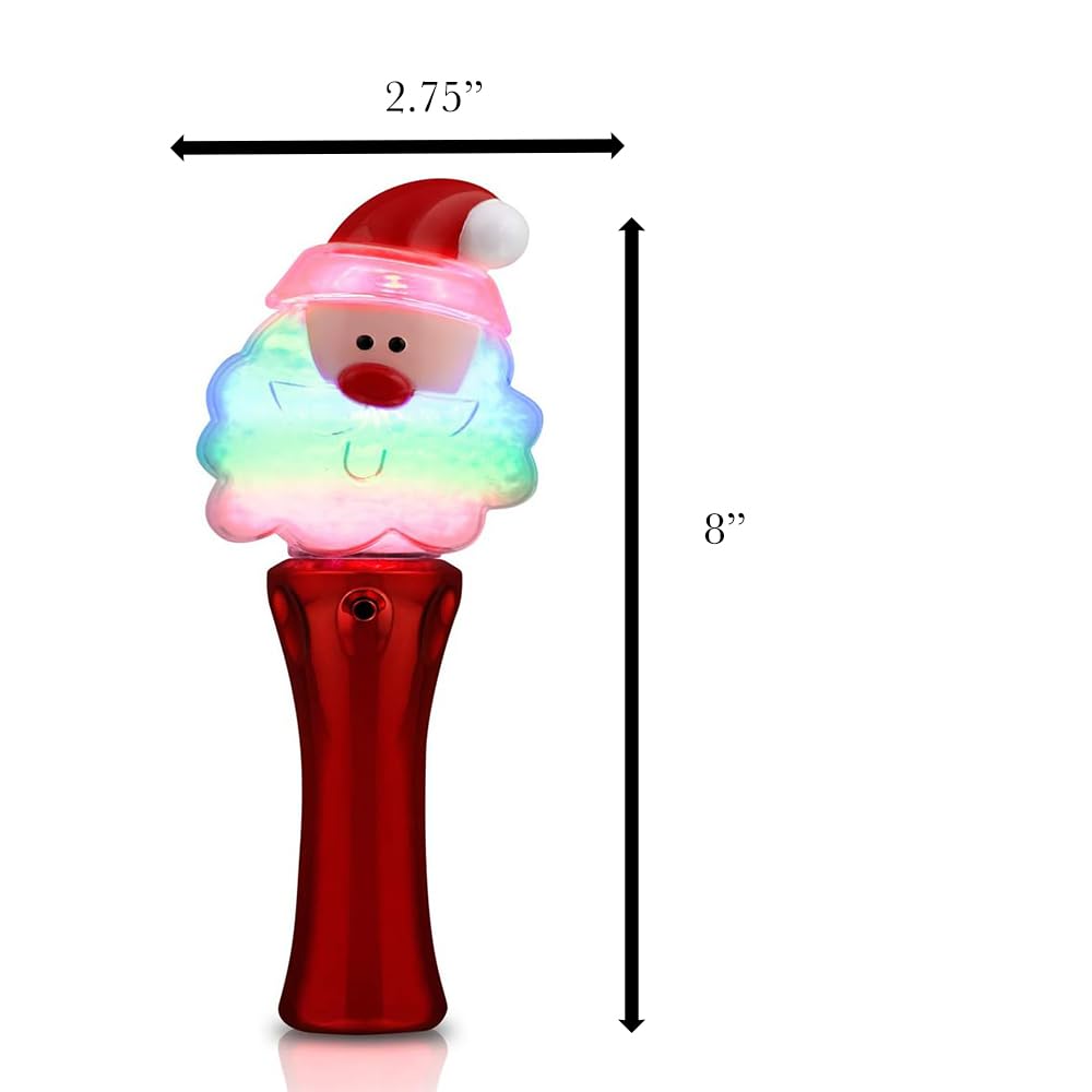 Santa Toy Christmas Wand With Spinning Lights