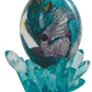 Aint It Nice Lava Dragon Egg Statue Blue Dragon Figurine Silver Chest Transparent Dragon Egg Collectible Medieval Fantasy D  Cor