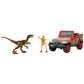 Jurassic World Dr. Ellie Sattler Dinosaur Toy Risky Legacy Rescue Pack for Ages 4 and Up