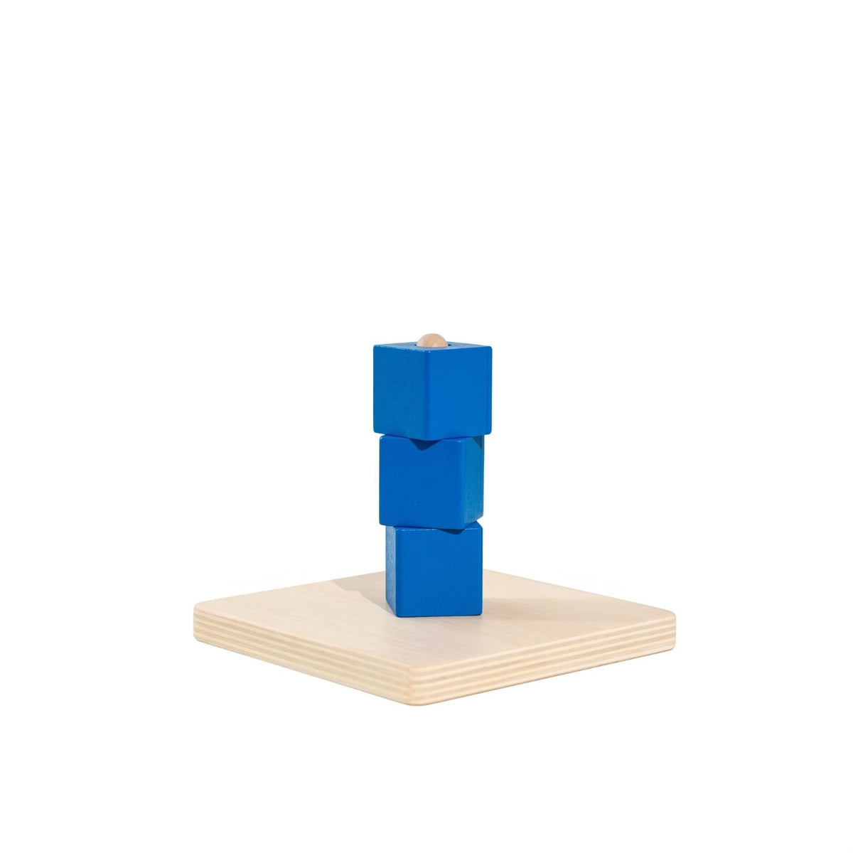 Urjix Natural Wood ChildCentered Fine Motor Toy HandsOn Learning ChildCentered Wooden Toy Polished Edges Stacking Pieces For 