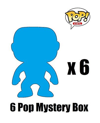 Funko POP Exclusive Mystery Starter Pack - Set of 6 Random Funko POPS, Multi-color, FUNK001406, No Duplicates
