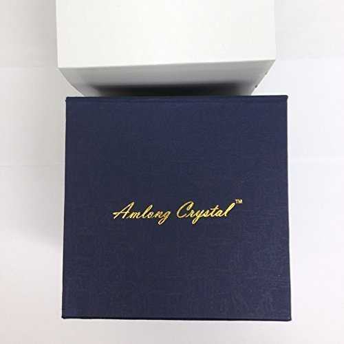 Amlong Crystal 4 Inch Clear Crystal Lotus Flower With Gift Box