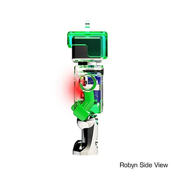 E-Blox Lumen Power Figure Robyn, Led Glowing Light Up Figure, Glows Green & Red When Connected To Metal Contact Point, Building