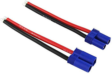 5 Pairs EC5 5.0mm Male Female Banana Connector with 12awg Silicone Wire 10cm RC Hobby Lipo Battery(Pack of 5)