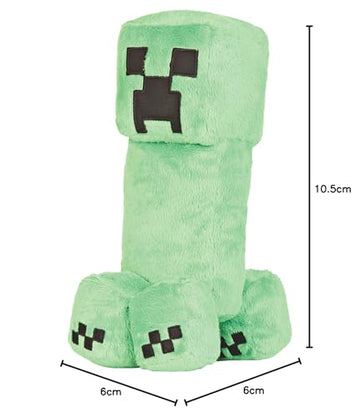 Jinx Minecraft Earth Adventure Creeper Plush Stuffed Toy, Green, 10.5'' Tall