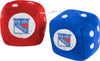 Fremont Die Nhl New York Rangers 3' Fuzzy Dice, 3', Team Colors